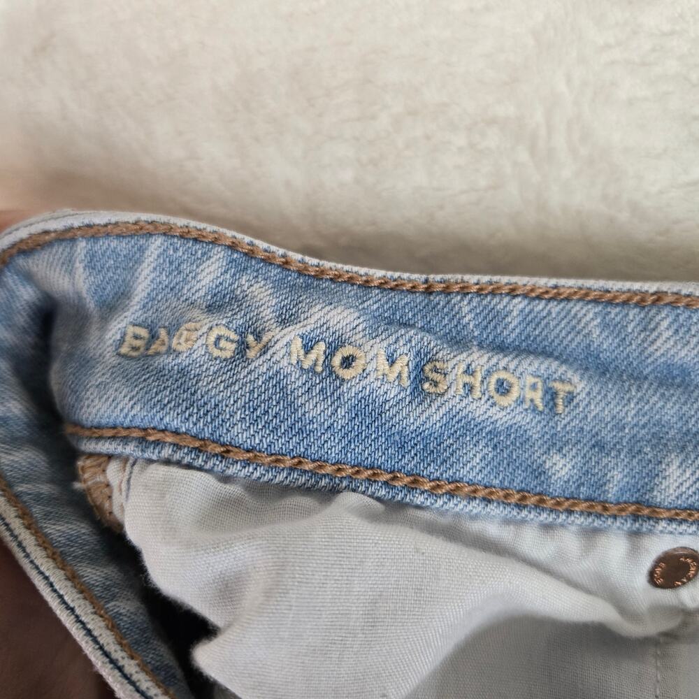 American Eagle 2 Piece Jeans Mom Shorts size 000 Distressed Womens 0690 - Picture 5 of 16